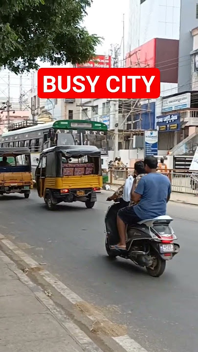 Busy City | City Life | Srikakulam | India | 😊 #viral #shorts #youtubeshorts #short #shortvideo