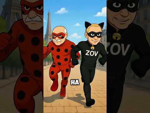 Леди Бульба И Супер Зов Воронины #ледибагисуперкот #ледибаг #miraculous #путин #лукашенко #зеленский