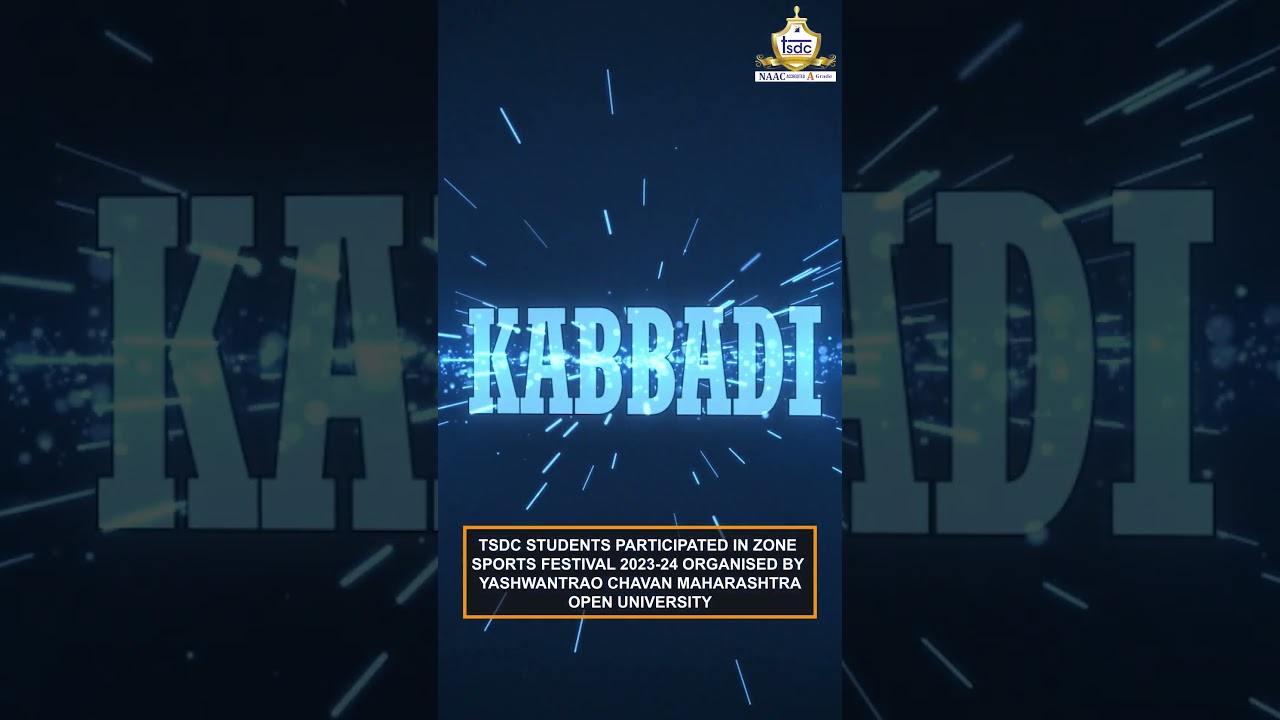 TSDC students participated in the zone sports festival 2023-24 organized by YCMOU. 