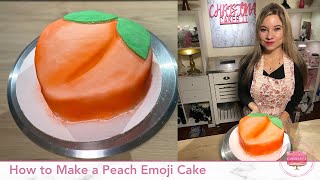 How to Make a Peach Emoji Cake by Christina Cakes It 368 views 1 year ago 7 minutes, 59 seconds