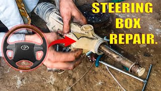 Car steering rack repairing./steering Box/