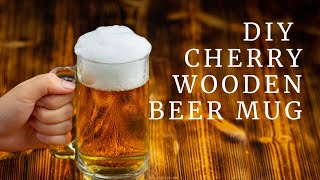 DIY Cherry Wooden Beer Mug | DIY cherry mug | How to make a mug from wood by TM ZHENATAN 4,302 views 6 months ago 19 minutes