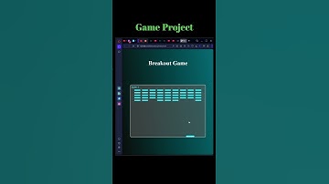 Create a breakout game using html CSS and JS | JavaScript Projects | JS gaming projects