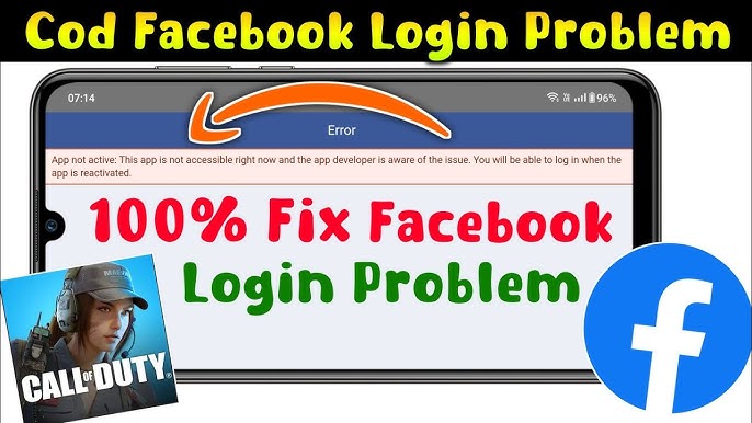 call of duty mobile facebook login error –