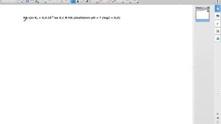 Zayıf Asit Çözeltisinin Ph Değerini Hesaplama
