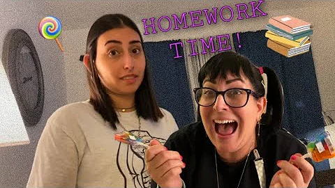 THE MATH HOMEWORK! | BabyDinDin and Mom