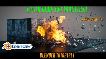Rigid body explosions in Blender 2.82: Tutorial ft. cell fracture, rigid bodies, & the KHAOS add-on