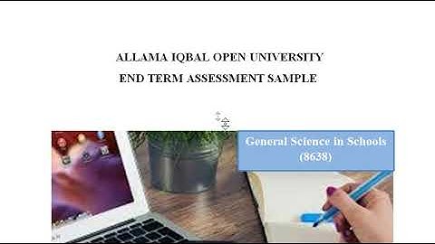 Aiou Solved Assignment General Science in Schools (8638) ETA Sample Autumn 2019