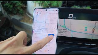 BMW Motorrad OEM LCD Screen Google Maps Guide