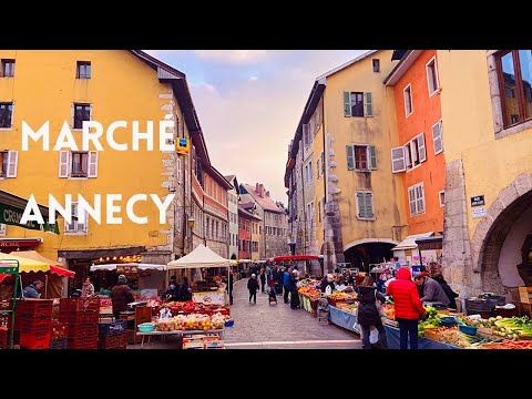 Marché en vieille ville d’Annecy 2022, Vacances d'hiver à Annecy