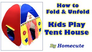 Homecute Kids Play Tent House Folding Steps screenshot 1