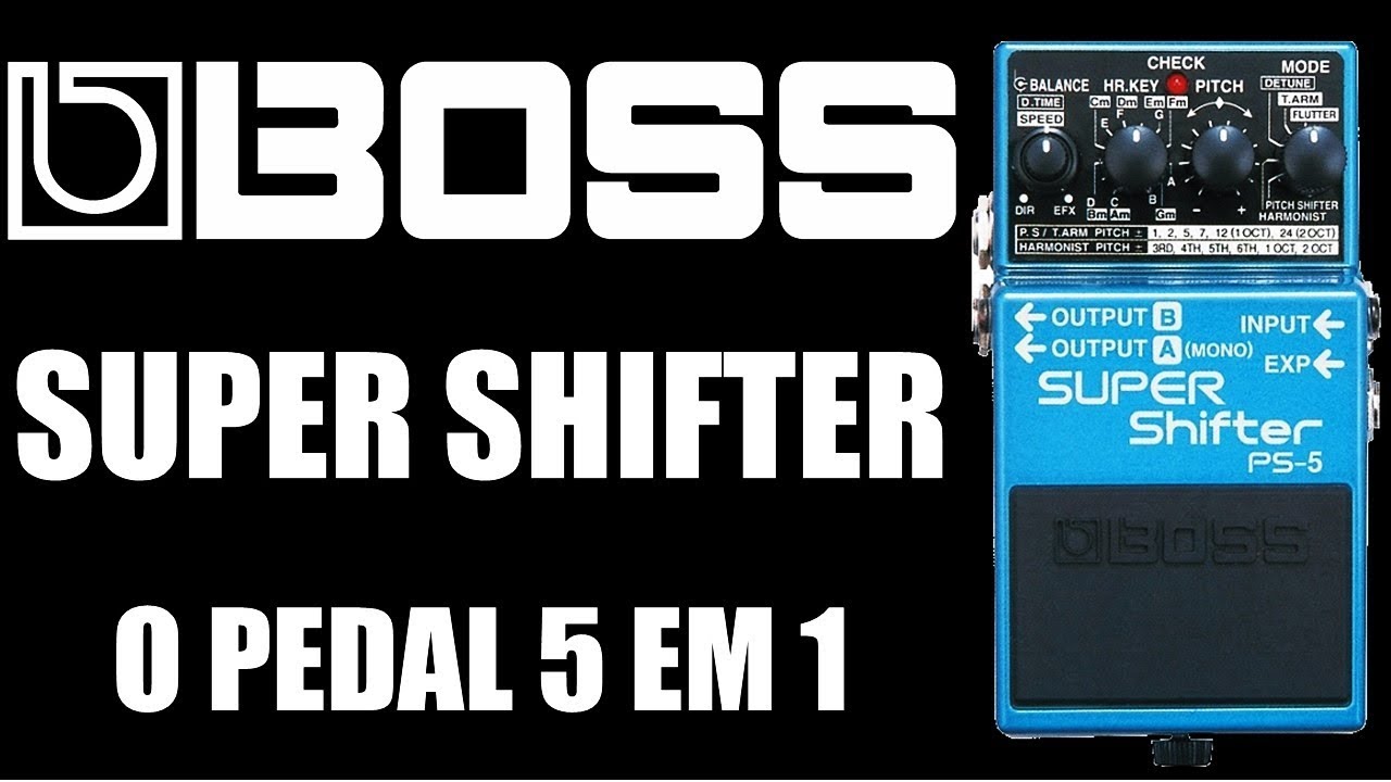 ギター BOSS PS-5 SUPER Shifter Pedal Super Shifter PS-5 Boss Azul – Usado | Pitch Shifter e