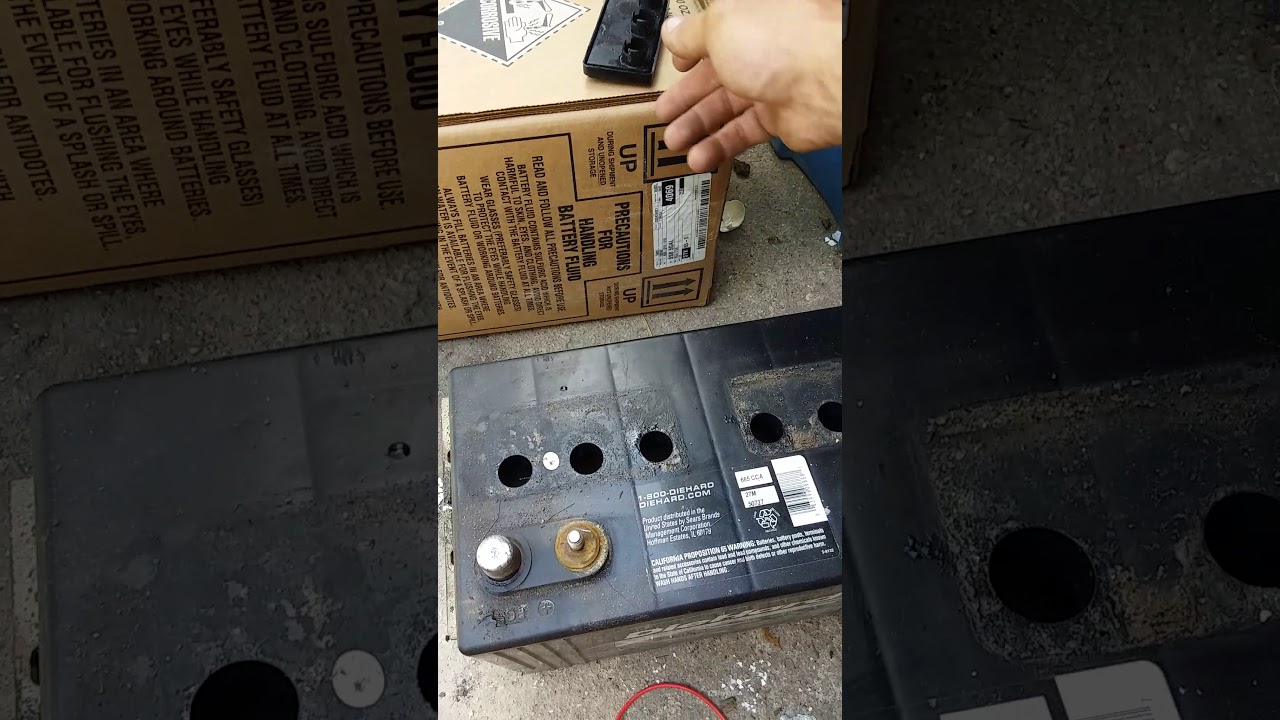 Restoring A Deep Cycle Battery Part 1