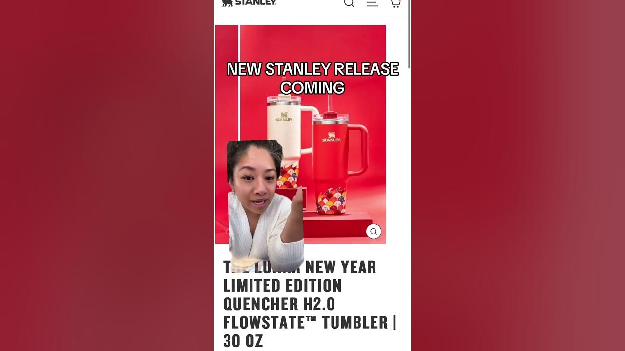 👀 NEW Stanley Release Lunar New Year Limited Edited 30oz Quencher Tumblers YouTube