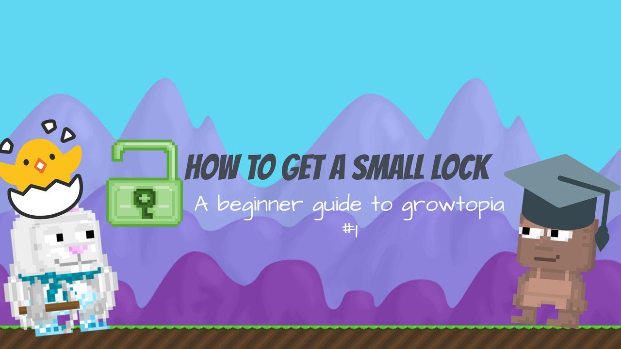 A beginner's guide to Growtopia #1: How to get a small lock - YouTube
