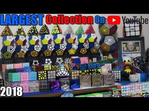 Rubik's Cube Collection! (May 2nd 2018) 1,200+ Puzzles - YouTube