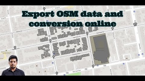 Export OSM Data and covert it into Geojson shape csv kml in few second