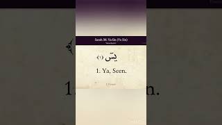 Surat yasin with English translation.Part 1.#suratyaseen #quranrecitation