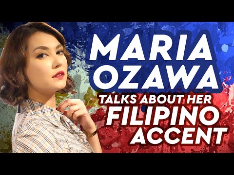 Maria Ozawa | Talks about her Filipino accent〜Ang Aking Pinoy Accent🇵🇭〜