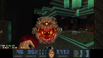 Doom 2 - Embraced.wad (Map 2: Deluminate): UV-Max (WAD Author: Treehouseminis)