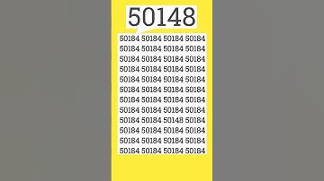 Are you genius? Identify the hidden 50148 #puzzle #viral #eymath