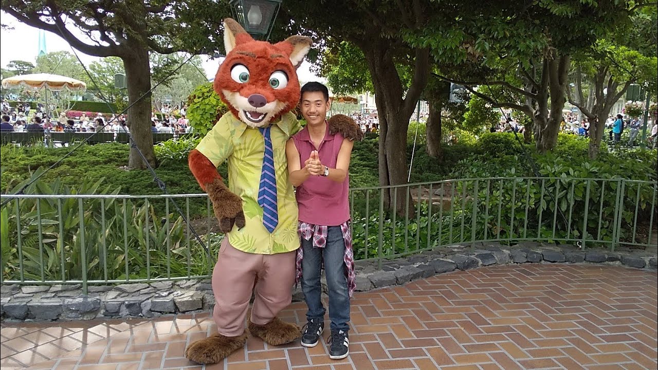 【TDL】ニック・ワイルド グリーティング - YouTube