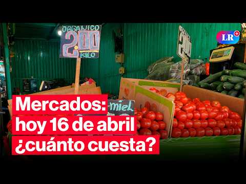 🔴HOW MUCH DOES IT COST? Market prices: chicken, potatoes, and others TODAY, April 16, Peru | #LiveLR