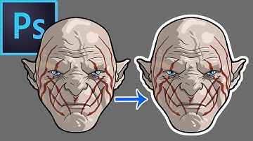 How to use the expand selection tool in Photoshop + sticker design white borders