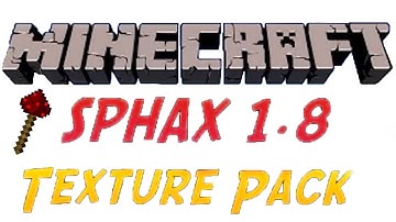 Minecraft 1.8/1.9 - Sphax Texture Pack Install Tutorial [HD]