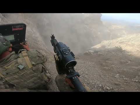 Moments of Destruction of Terrorist Organisation PKK Militants by Turkish Armed Forces