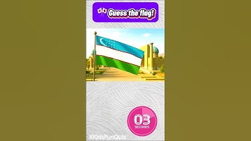 🎌 Guess the Flag! How many can you guess right? #shorts  #KidsFunQuiz