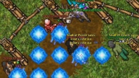 Tibia - Vinera - Mortera - Bot Killing around the world PK PK (1-24-16)[ENGLISH COMMENTARY]