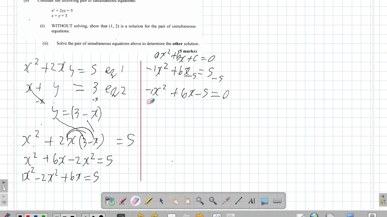 May 2017 Question 9 b CSEC Mathematics Past Paper Solution - YouTube