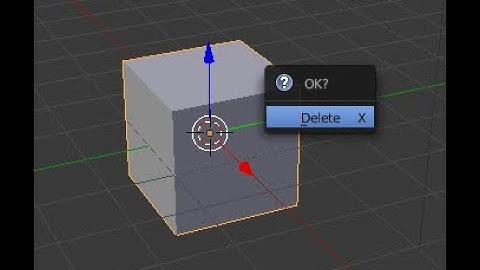 Blender 2.91. Default Cube deletion speedrun. WR 1.93s