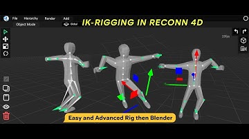 Ik Rigging in Reconn 4D | Adding Bones to Human in Reconn 4D