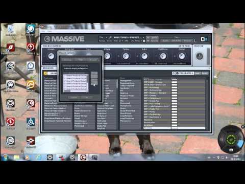 Import sounds / patches Massive , FM8 , Absynth , How to