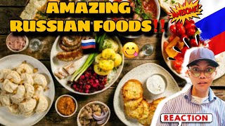 Awesome 😯 Reaction: To Best 15 Russian Foods You Must Try‼️ 🇷🇺