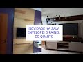 NOVIDADE NA SALA | ENVELOPEI O PAINEL DO QUARTO !