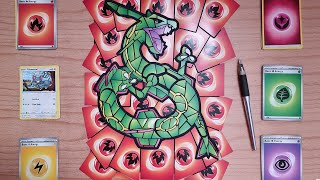 RAYQUAZA MOSAIC - Made from Pokemon Cards
