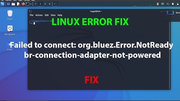 LINUX ERROR FIX: Failed to connect: org.bluez.Error.NotReady br-connection-adapter-not-powered
