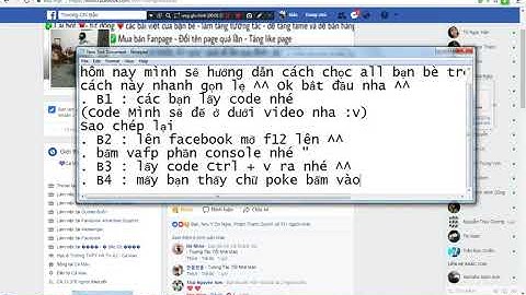 Hướng Dẫn Chọc All Bạn Bè Trên Facebook 2018   Mới Nhất