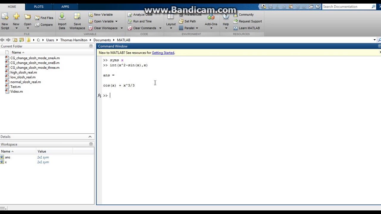 Differentiation and Integration in MATLAB - YouTube