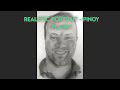 Realistic portrait drawing time lapse  dry brush painting  sketch rb