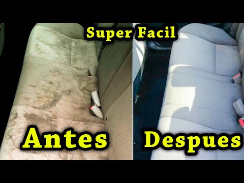 Como Limpiar Los Asientos De Tela En Tu Automóvil  Sin Raspar y Sin Maquinas