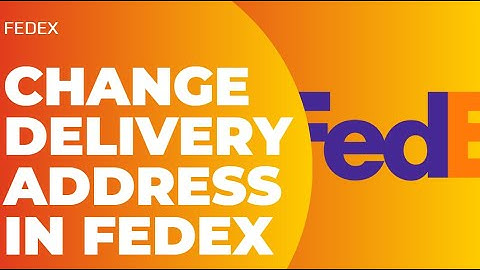 How to Change Delivery Address on FedEx !! Change my Delivery Address on FedEx 2023