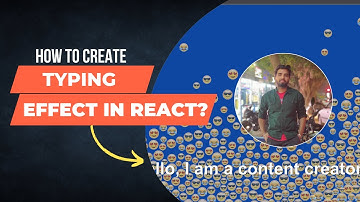 Typing Animation in ReactJs | How to create typing animation in Reactjs in Hindi | react-typed