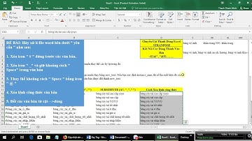 Mẹo Word, Excel Xử Lí Thay Thế Kí Tự, Nối Văn Bản, Hàm SUBSTITUTE