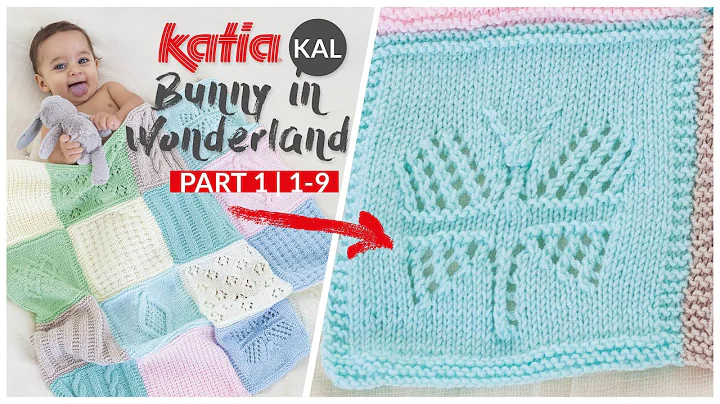 Motif 1  Bunny in Wonderland KAL  How to Knit a Bu...