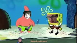 Why is leafy mad? (spongebob edit) #noChin @leafyishere @idubbbz