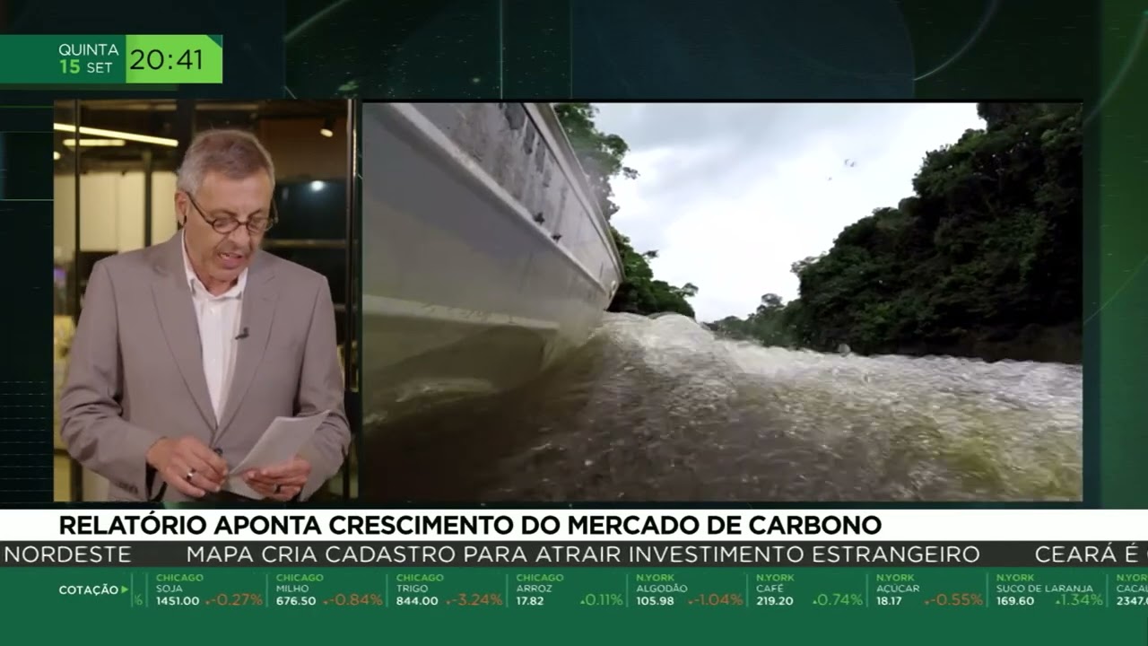 Relatorio Aponta crescimento do mercado de carbono